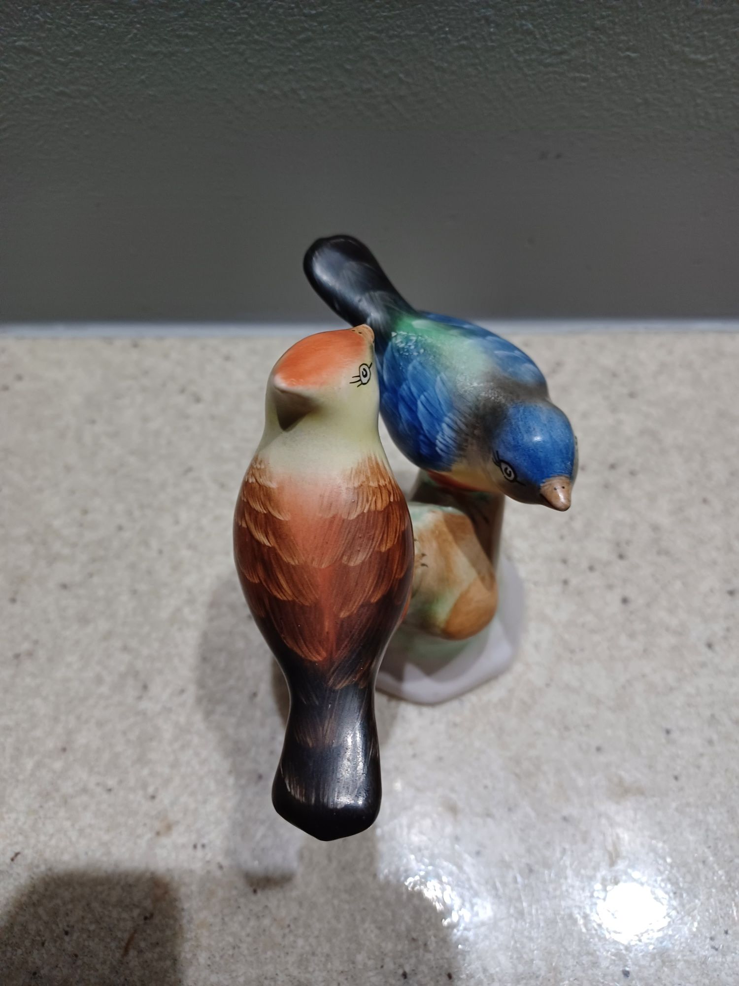 Ptaszki figurka ceramika Bodrogkeresztur