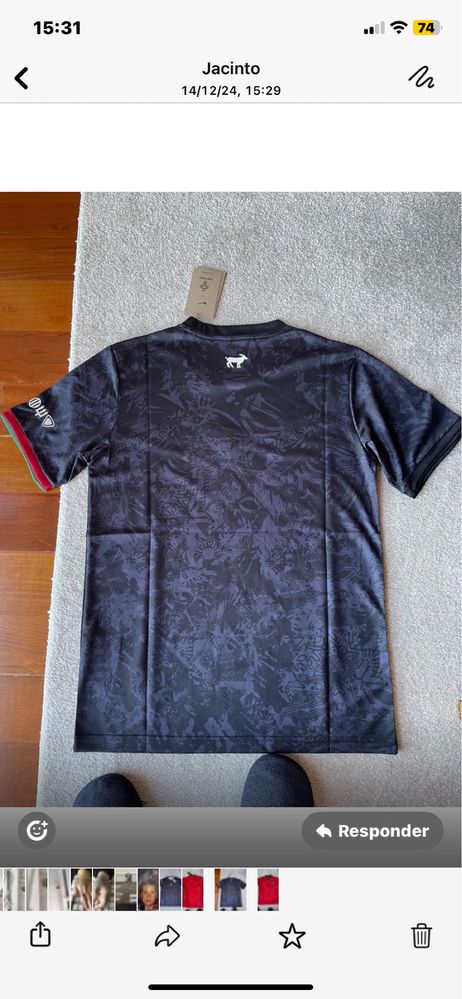 Camisola da Selecção Portuguesa da marca Nike