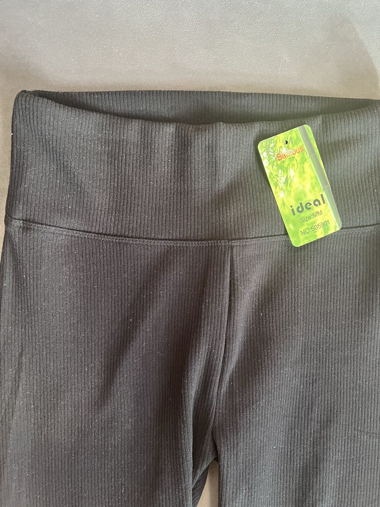 Legginsy getry prążkowane rozmiar S/M Nowe