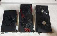 Видеокарты, RX470 4GB, 570 4GB, Sapphire, Asus