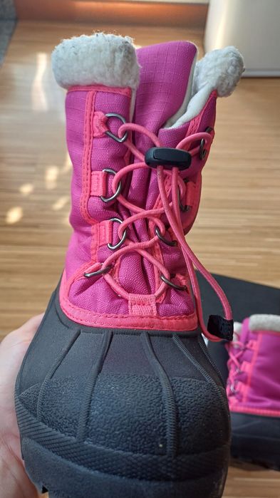 Buty zimowe Śniegowce dziecięce SOREL YOUTH Cumberland Deep Blush