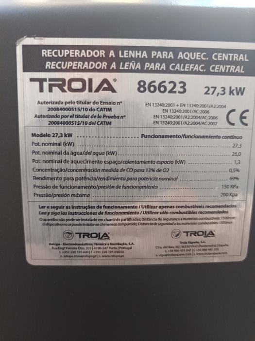 Termo acumulador novo Tróia 300lt