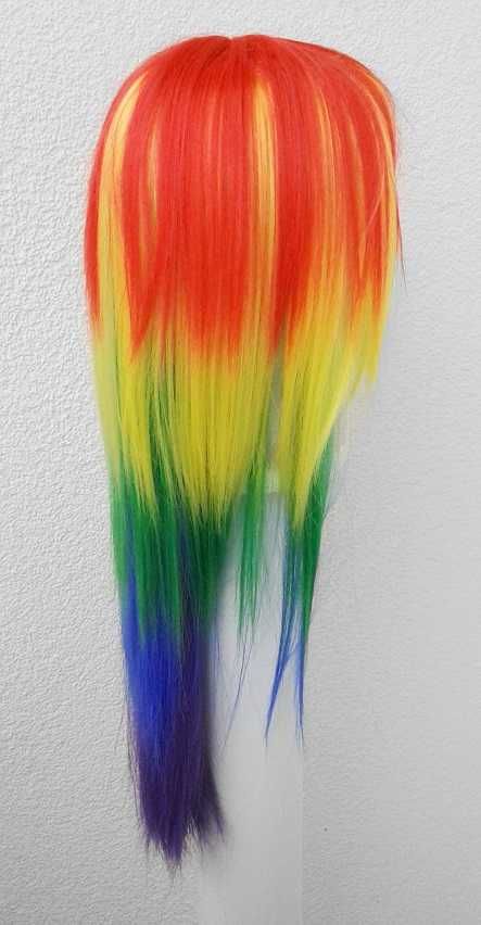 Rainbow Dash MLP peruka kolorowa tęczowa wig cosplay My Little Pony