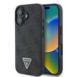 Oryginalne Etui GUESS hardcase Leather 4G Triangle Strass Iphone 16