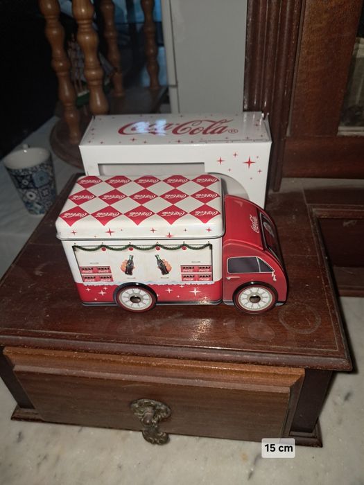 Caixa para bonbons autocarro coca cola