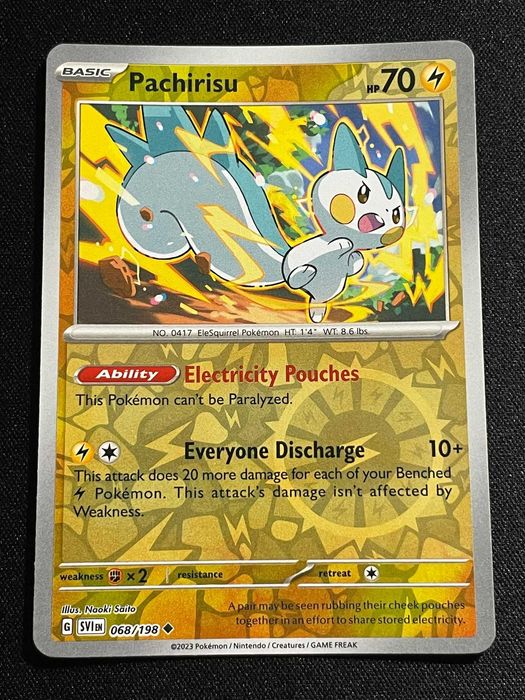 Carta Pokémon Pachirisu 68/198 Scarlet & Violet