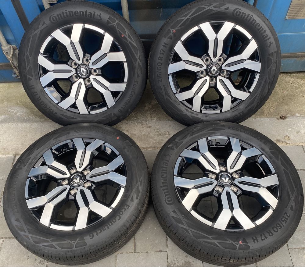 Alufelgi z oponami 215/60 R17 Dacia Duster Renault Captur Kadjar