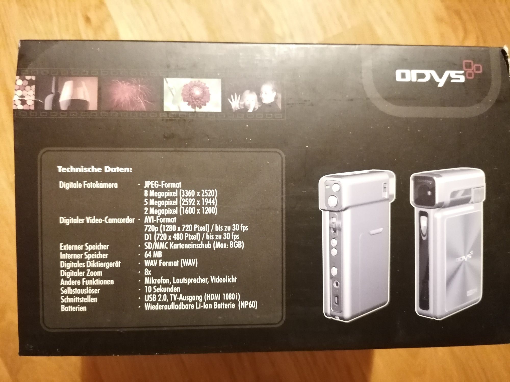 Kamera ODYS MC-HD 800