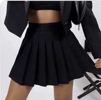 Чорна тенісна юбка Zara / black tennis skirt