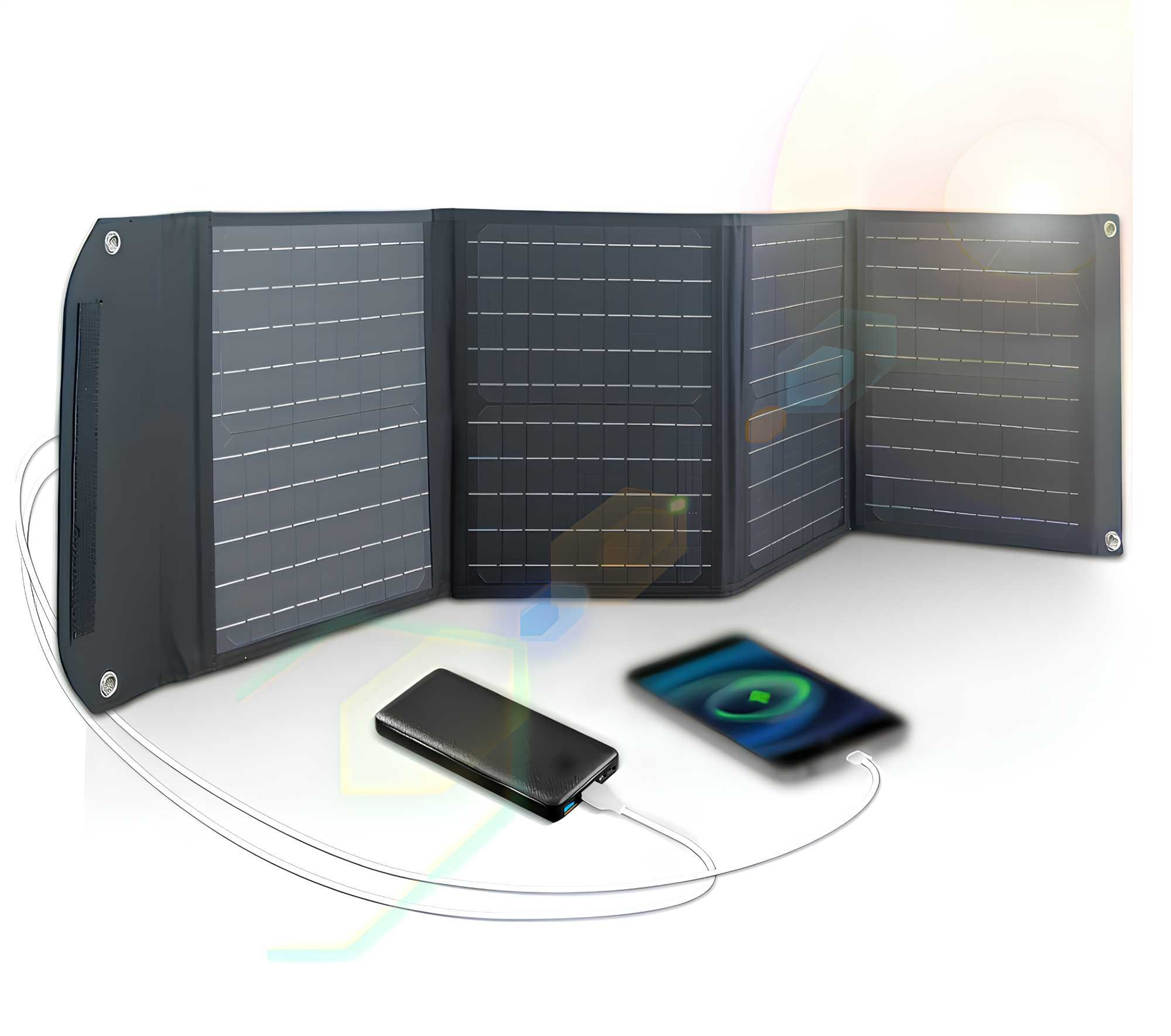 ETFE Складная Солнечная Панель 40W [113 * 34.4 см], Складна Сонячна