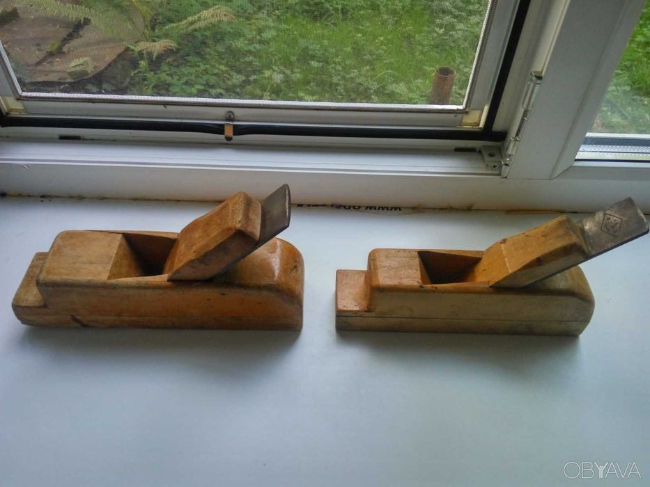 Два ручных, деревянных рубанка. (СССР)