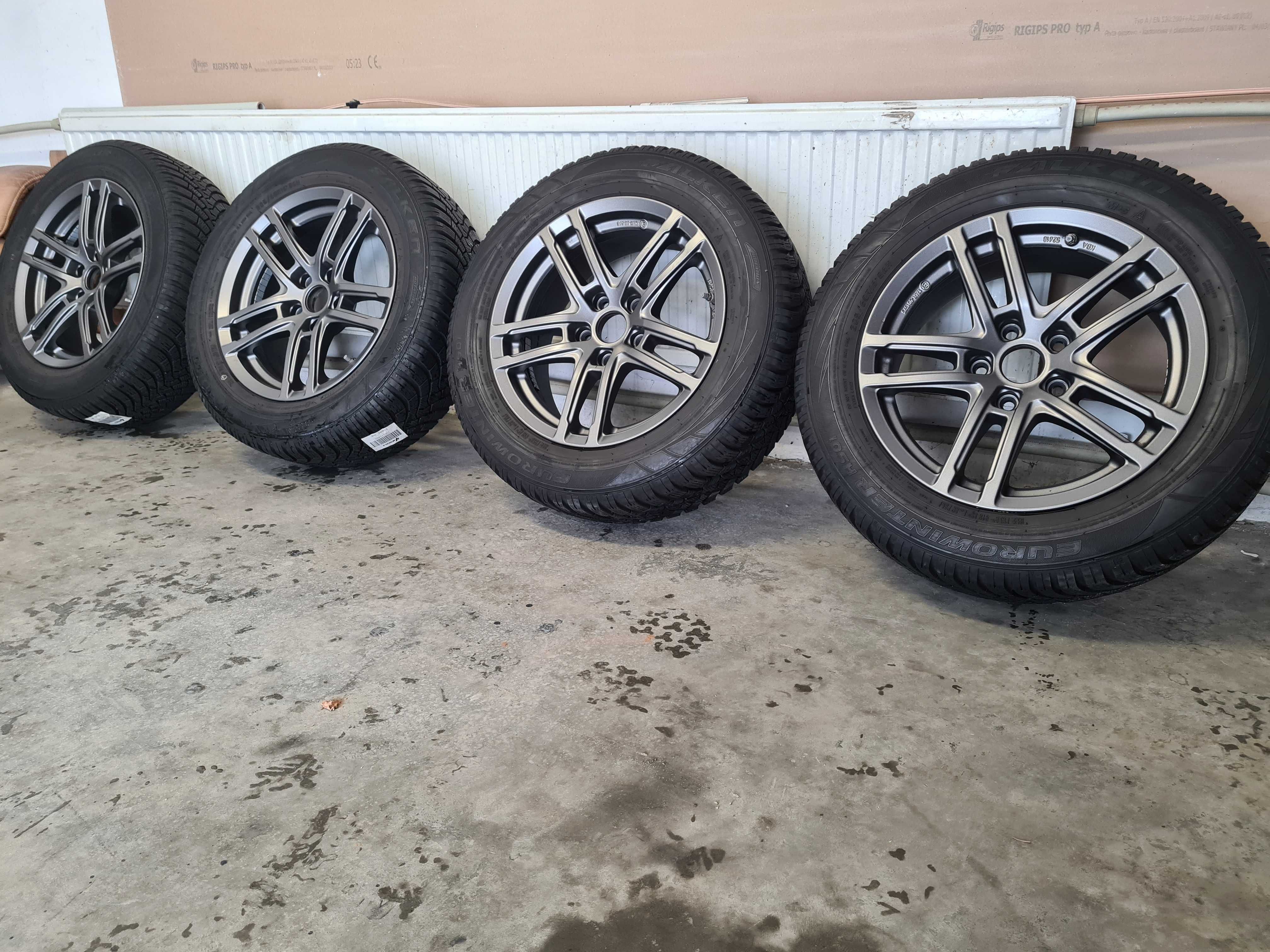 Alufelgi Dezent 5x112 z oponami zimowymi 205/60/16