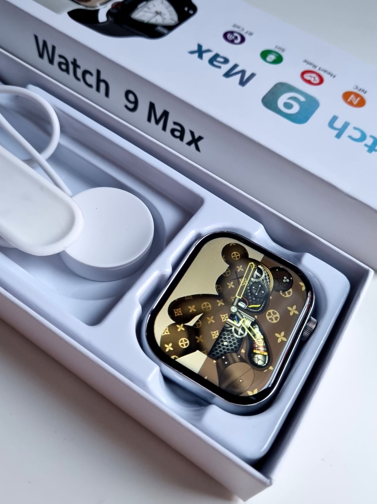 Smartwatch S9 Max biały pasek
