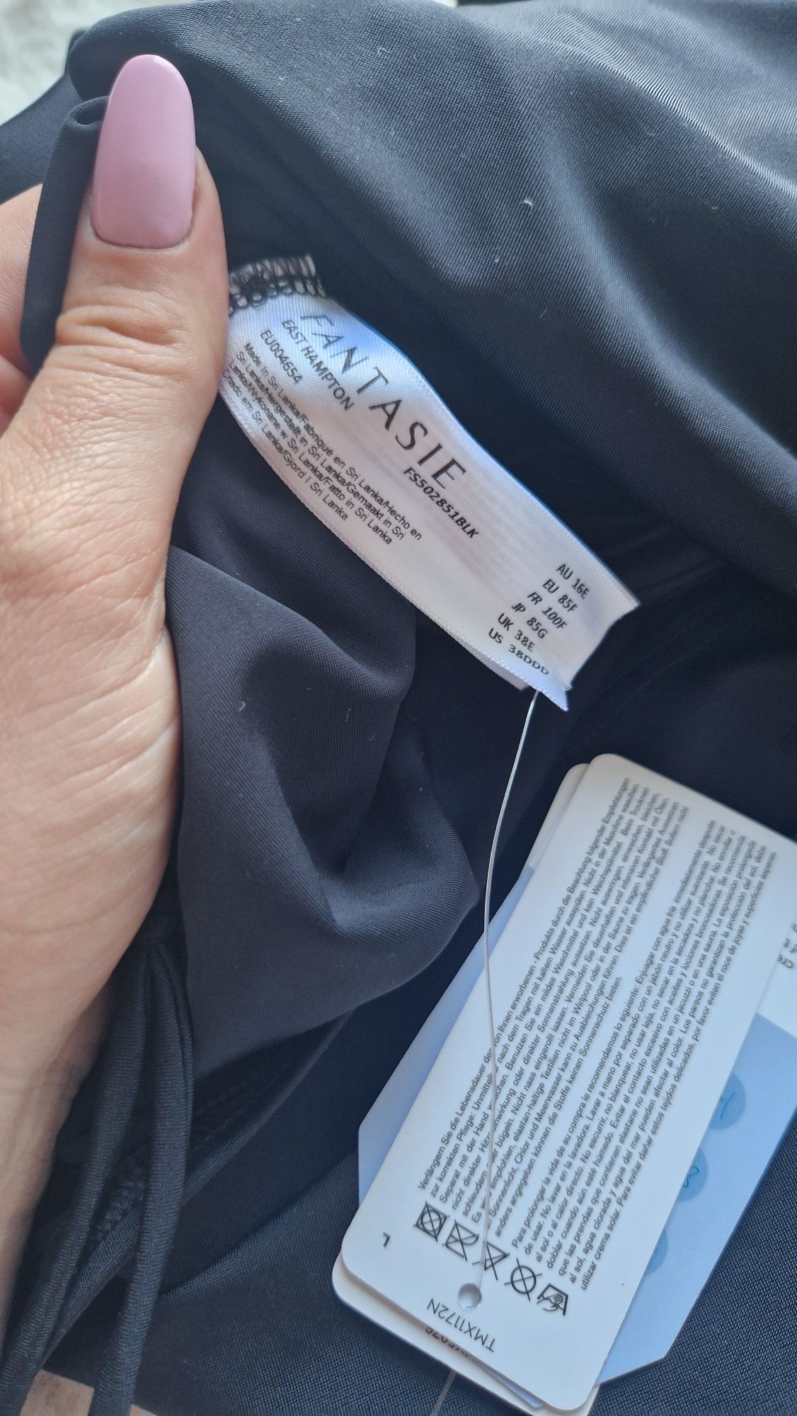 Nowa z metką! Góra od stroju kąpielowego tankini, duży biust 85F, L