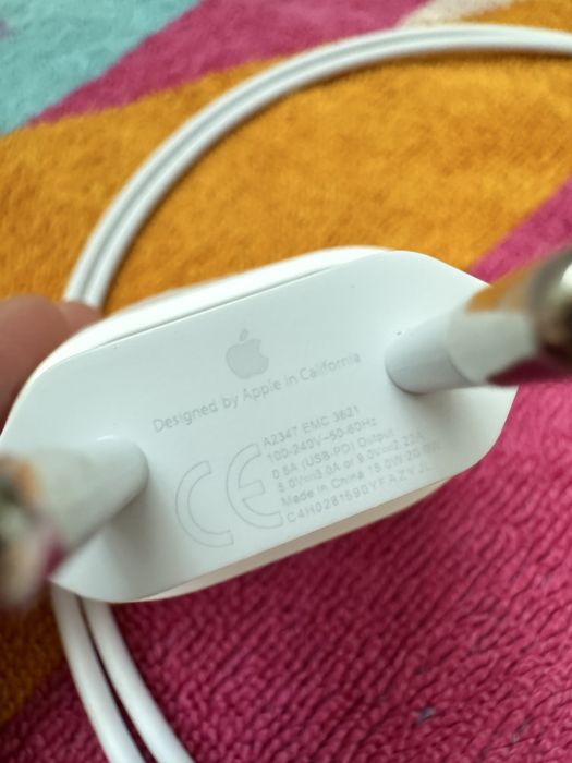 Apple Быстрая ОРИГИНАЛ зарядка Туре С 20W блок айфон адаптер Ват