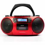 Radioodtwarzacz Boombox Aiwa BBTC-550RD BT CD USB Kaseta FM AUX ZEGAR