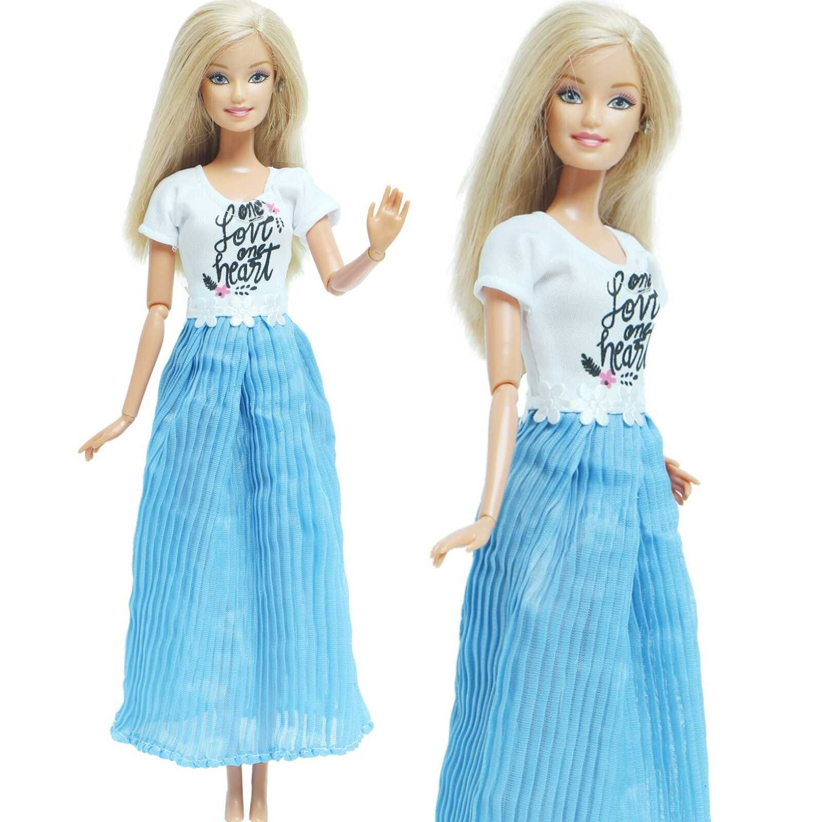 Ubranka Sukienki dla Lalek Barbie Zestaw Nowy