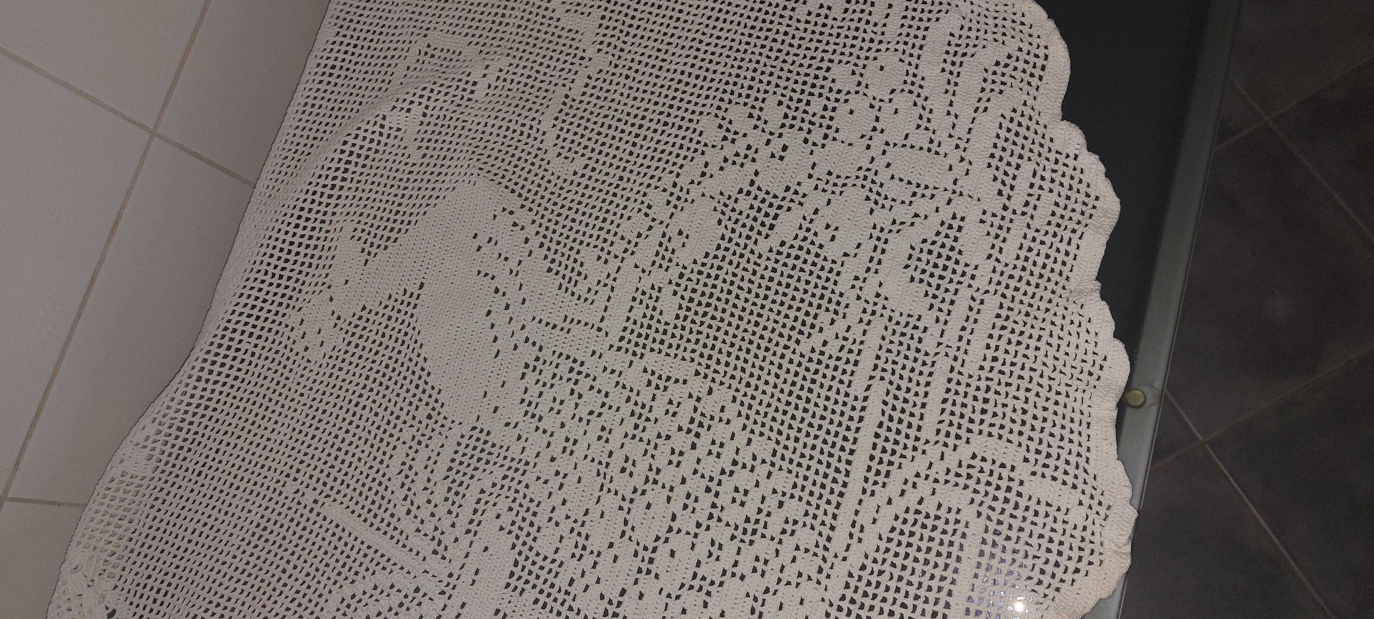 Toalha Redonda em Crochet