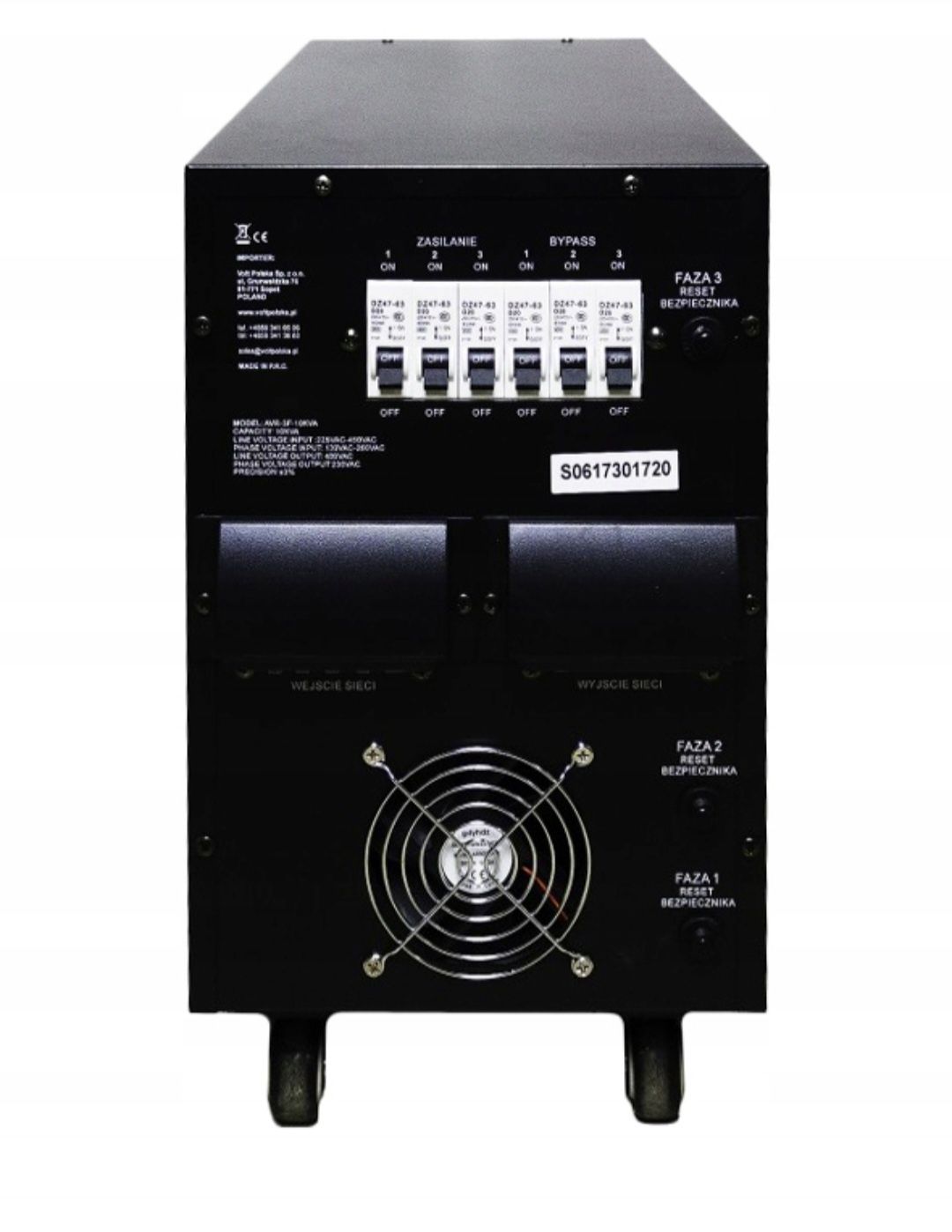 Стабілізатор напруги AVR PRO 10000W 3% трифазний ФОТОГЕНЕРАТОР