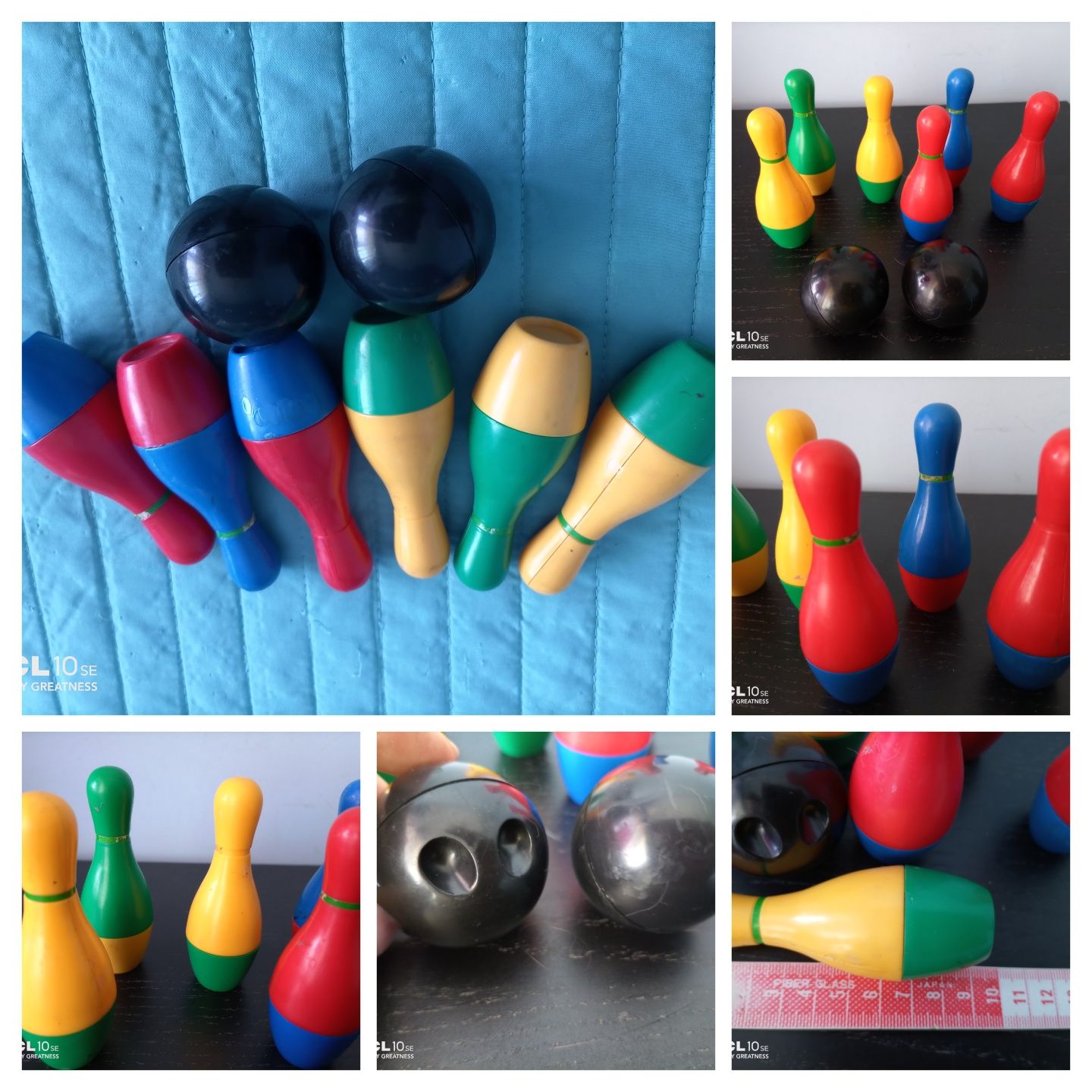 Microscópio/4 em linha/bowling/cordas/pião