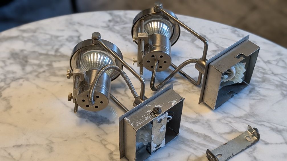 Lampa sufitowa ścienna halogen Jupiter Robot - 2 sztuki