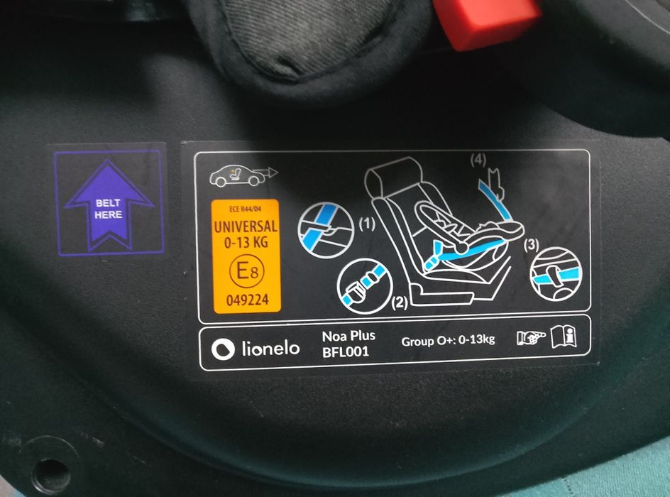 Nosidełko fotelik samochodowy lioneli