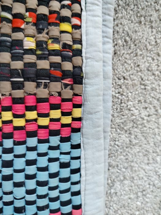 #UNIKAT#Ręcznie pleciony chodnik/dywan