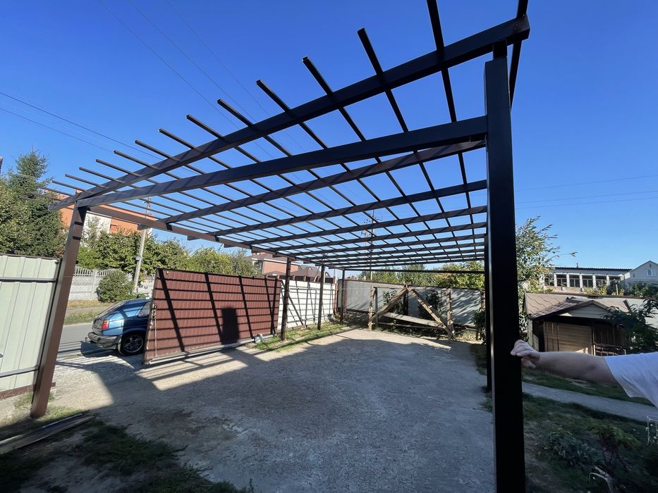 Хозблоки навіси забори відкатні ворота під ключ