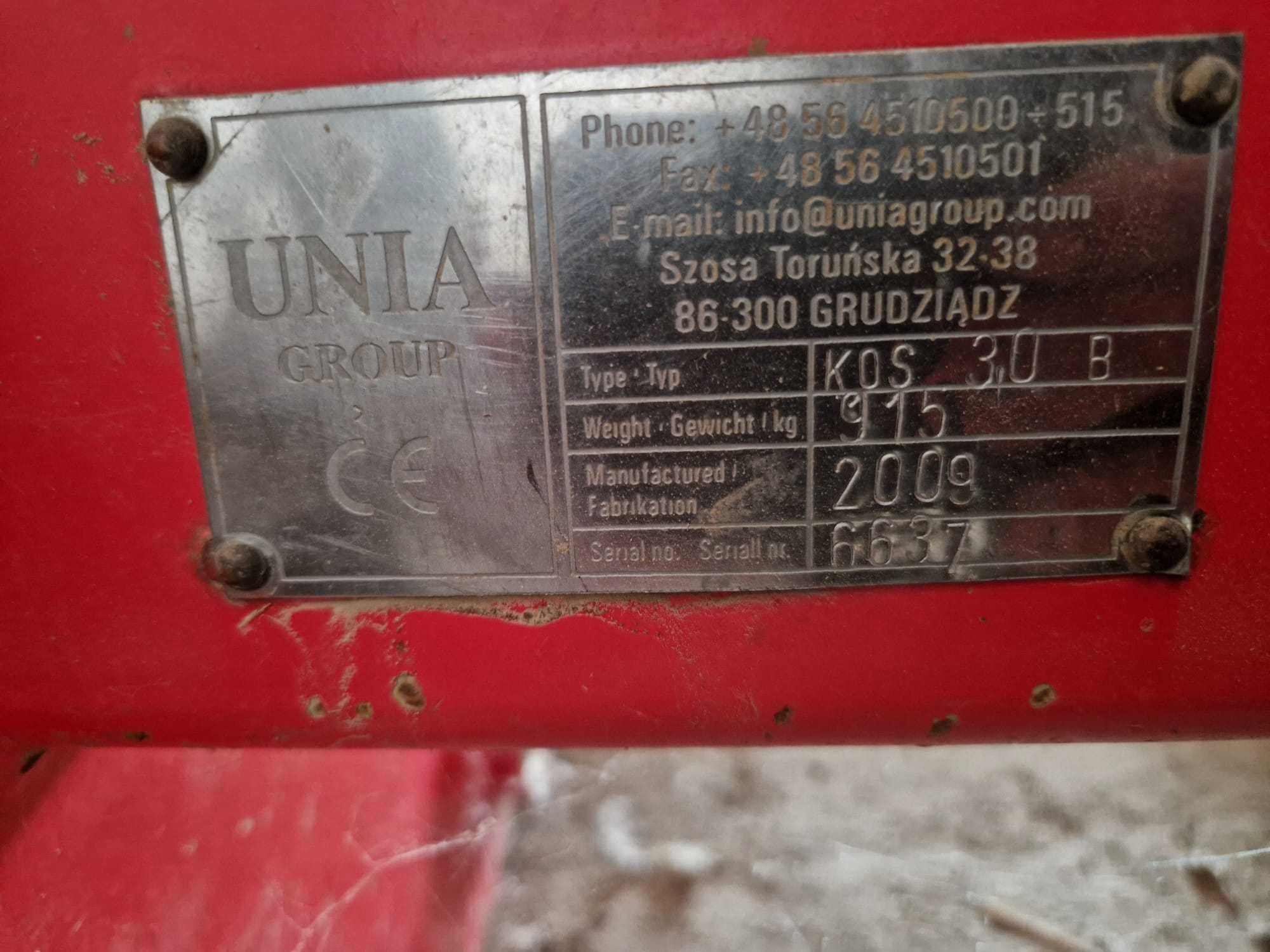 Agregat podorywkowy gruber Unia Kos