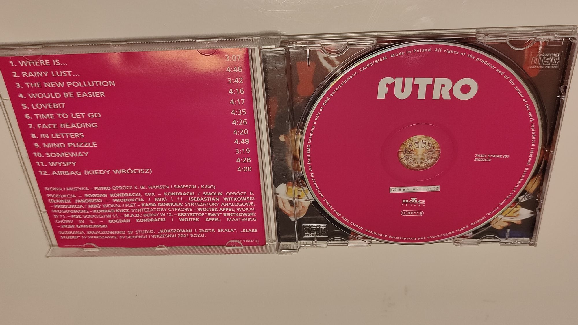 Futro Novika Fisz Smolik 2002, 1 press CD 10/10