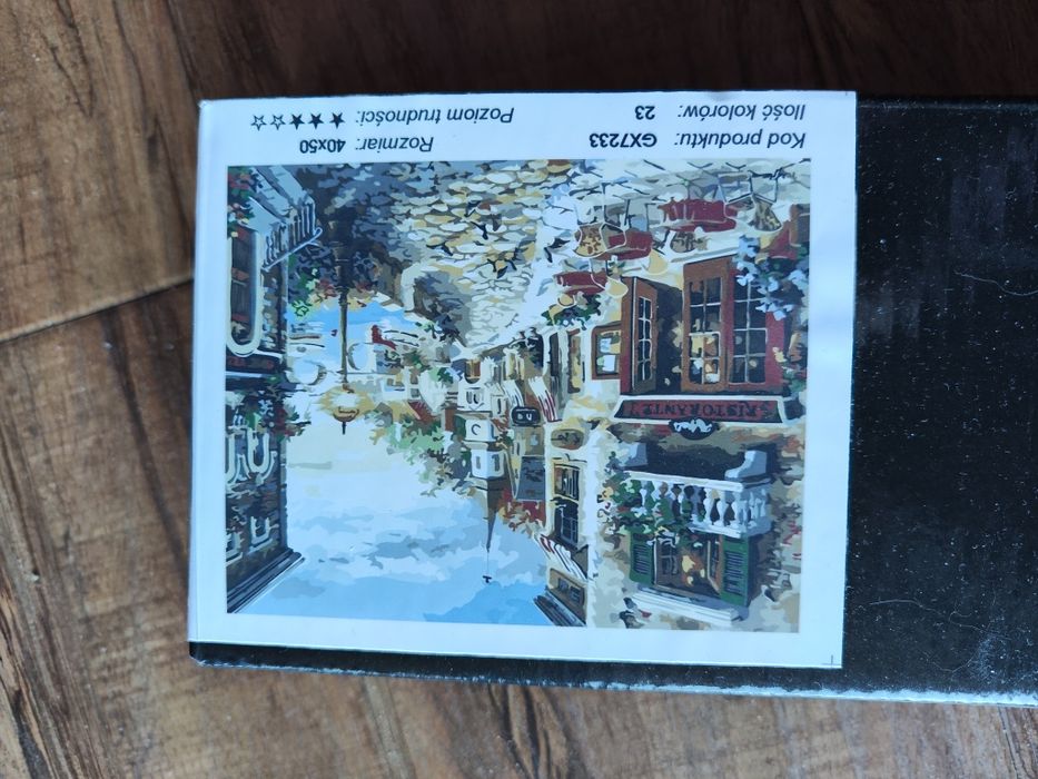 Malowanie po numerach, zestaw nowy