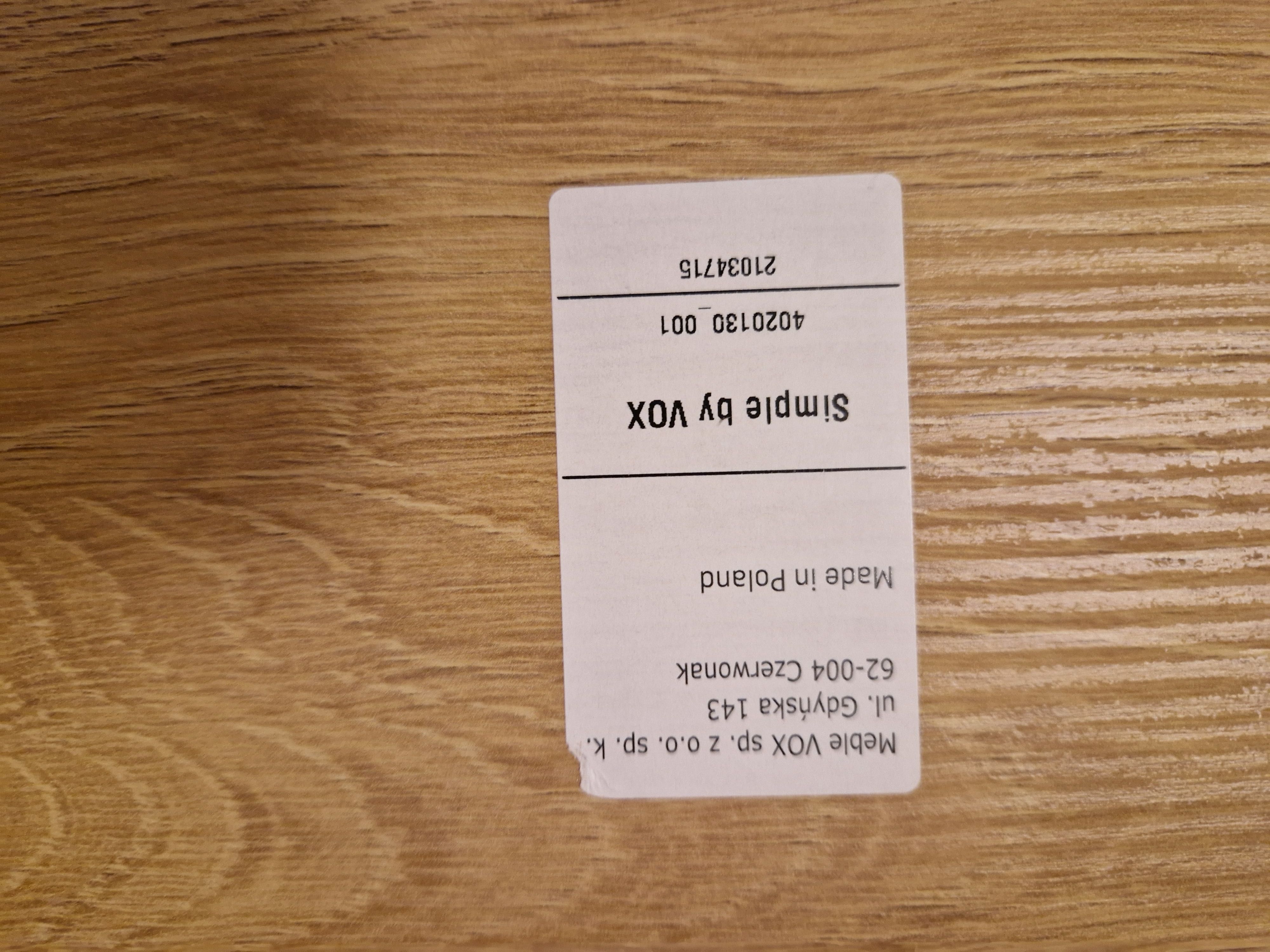Przewijak VOX Simple dąb