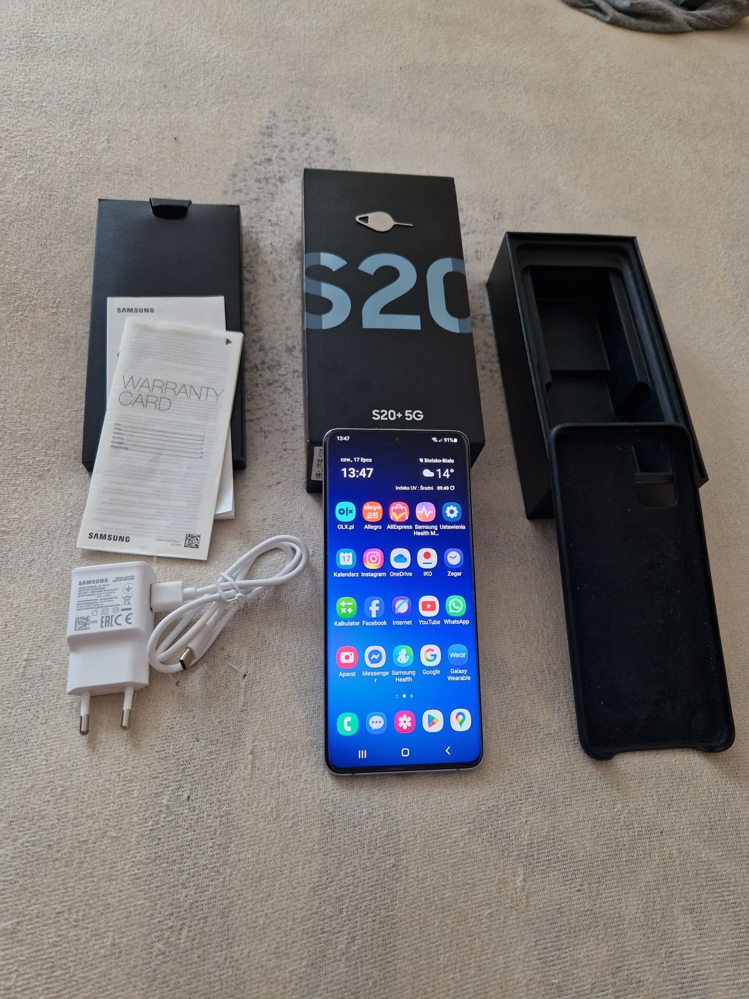 Samsung Galaxy S20 Plus 5G SM-G986B/DS  12GB Ram/128GB jak Nowy $$$$