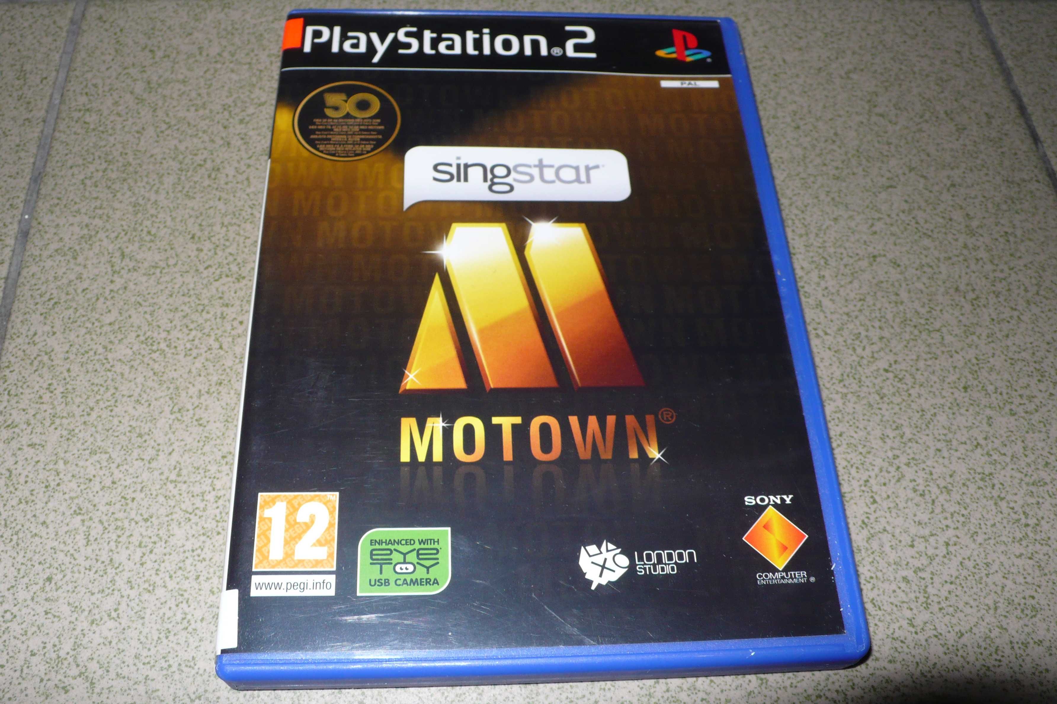 Singstar : Motown  na PS2 Playstation 2 karaoke