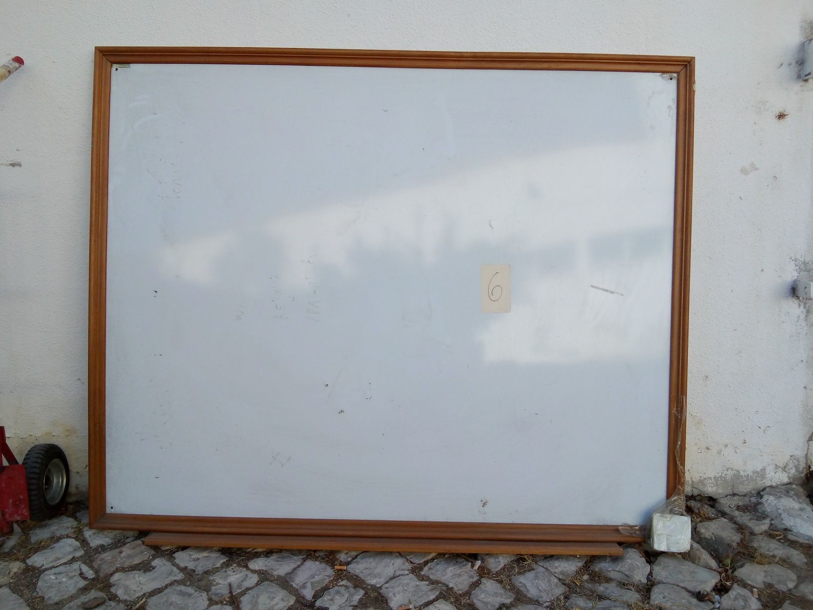 Quadro branco para dar aulas