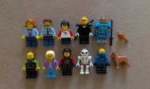 Lego minifiguras e acessórios