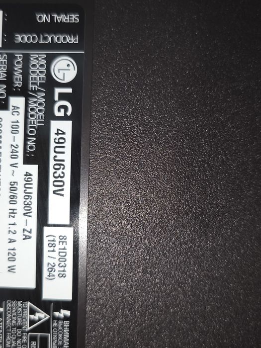 Smart TV LG 49UJ630V 4K ULTRA HD