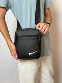 Мужская сумка барсетка Nike через плечо | Мессенджер Найк из эко-кожи