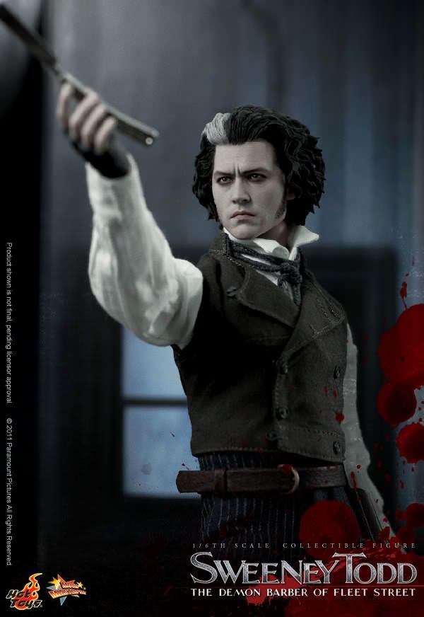 Фигурка 1/6 hot toys MMS 149 SWEENEY TODD Демон-парикмахер