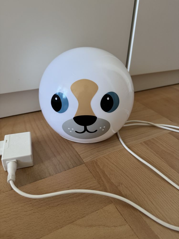 IKEA lampa nocna stołowa Angarna piesek LED