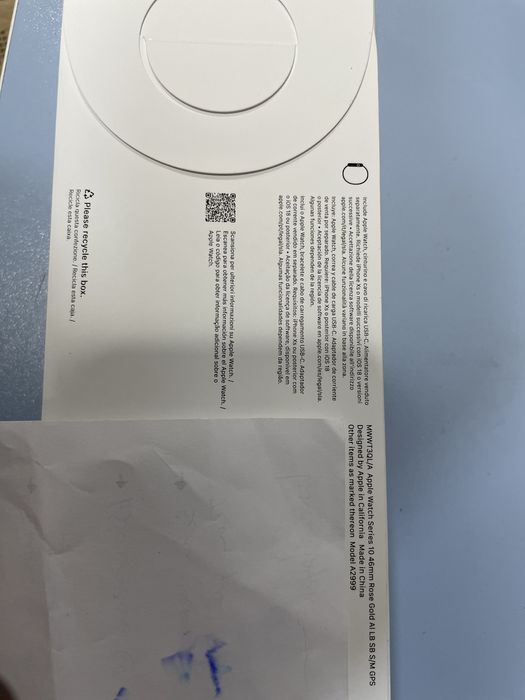 Apple Watch Series 10 Rose Gold Novo Selado