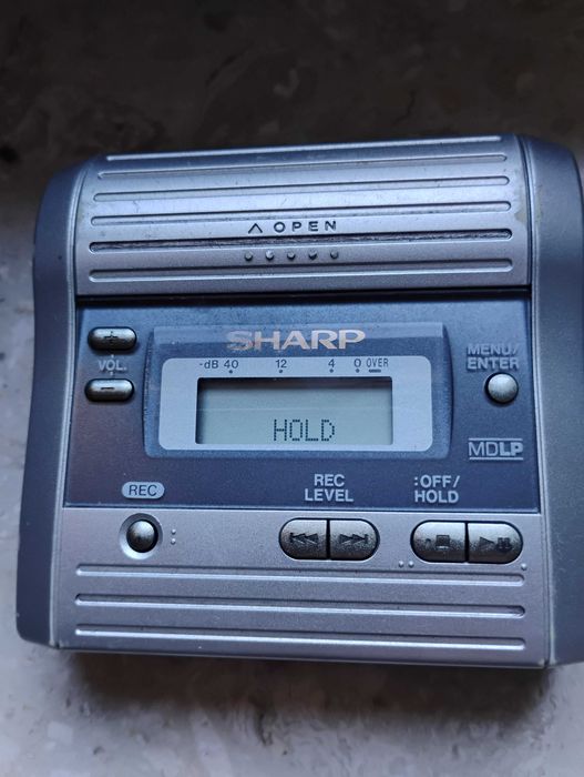 SharpMDMT280E przenośny mini odtwarzacz dysków