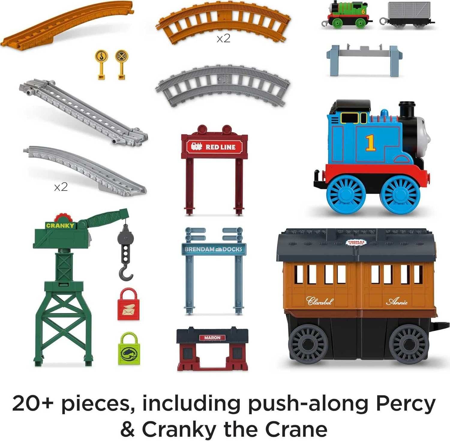 Ігровий набір Залізниця Томас і Друзі 2 в 1 Thomas & Friends GXH08