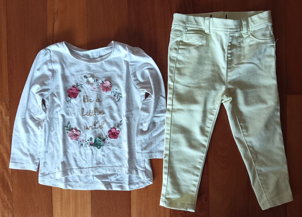 Lote 9 peças roupa bebé 18-24