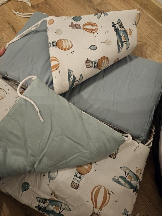 2x Dwustronny ochraniacz na szczebelki łóżeczka niemowlęcego