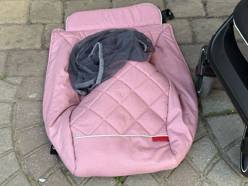 Carrello Bravo Wózek całoroczny Różowy super stan Spacerowka