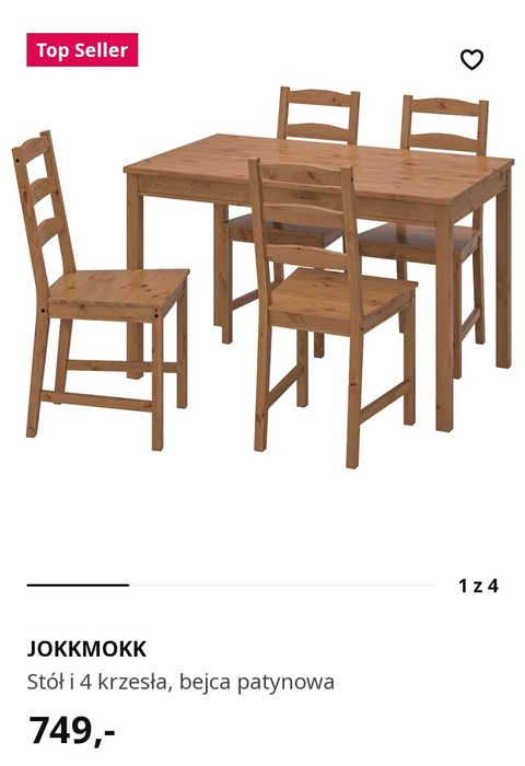 [używany] stół sosnowy do kuchni/jadalni Ikea