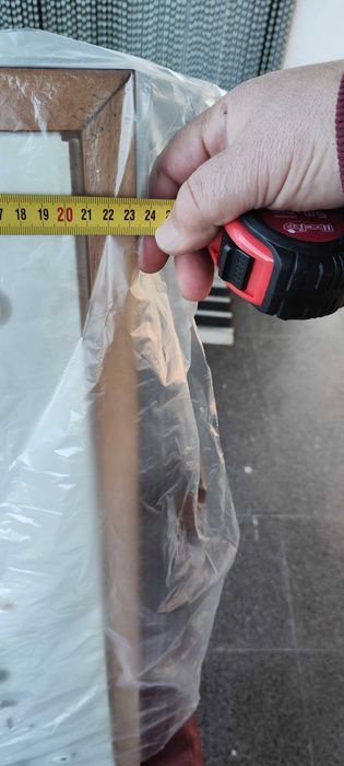 Armadura LED em Madeira e Acrílico