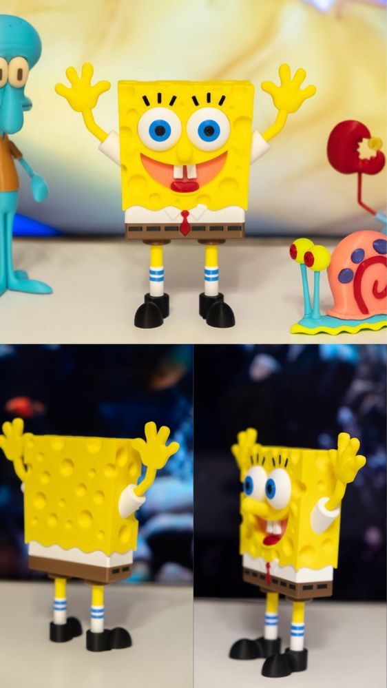 3D-фігурки «Губка Боб Квадратні Штани» Spongebob