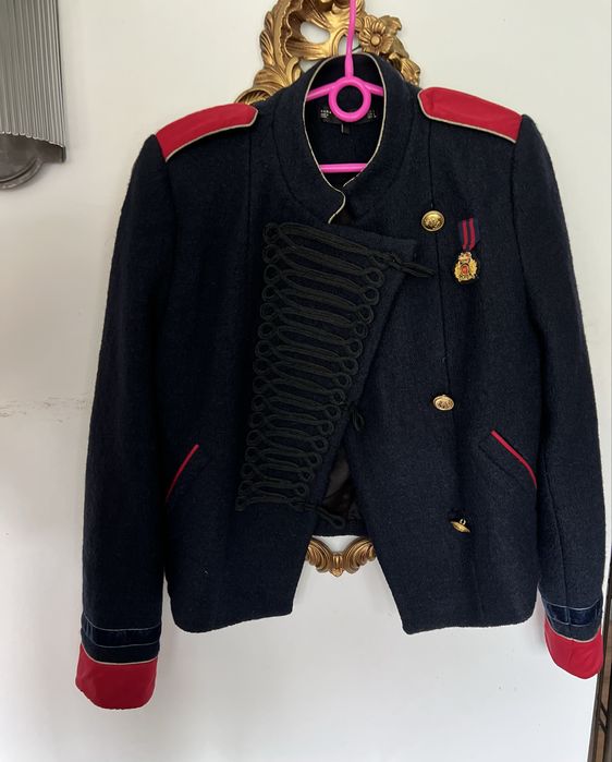 Zara kurtka marynarska L 40 militarna granatowa marynarka